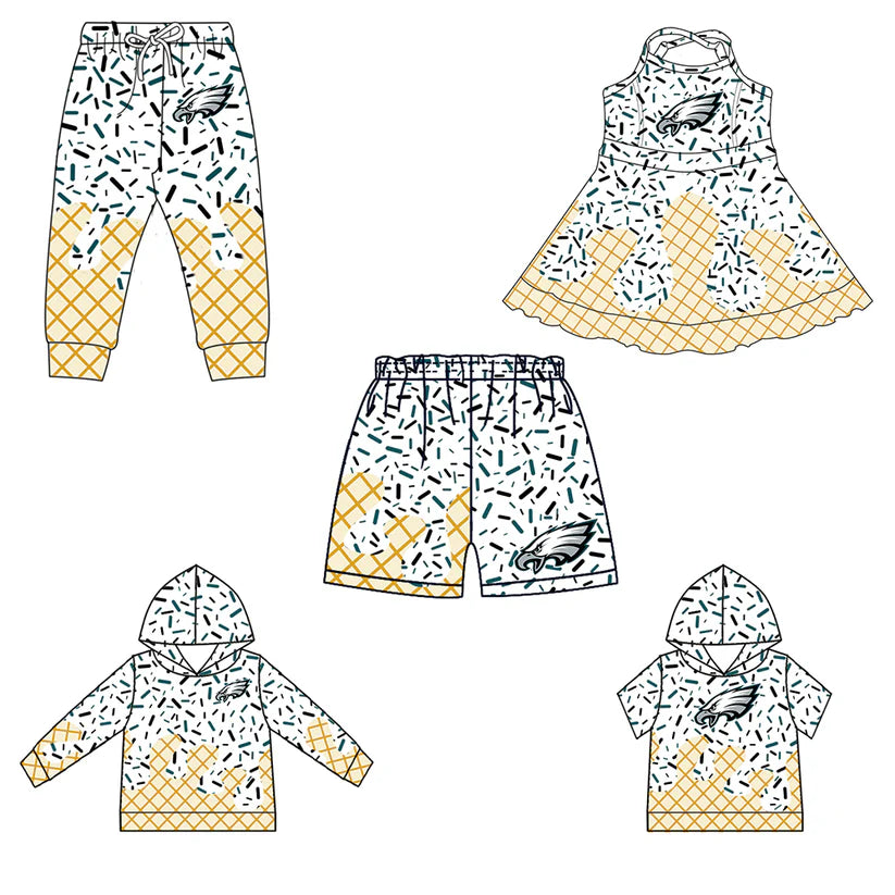 Toddle baby custom team design matching outfit