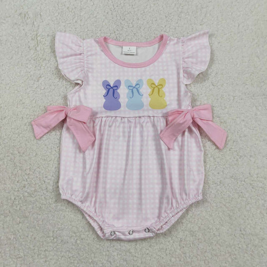 Easter bunny toddle baby girls romper