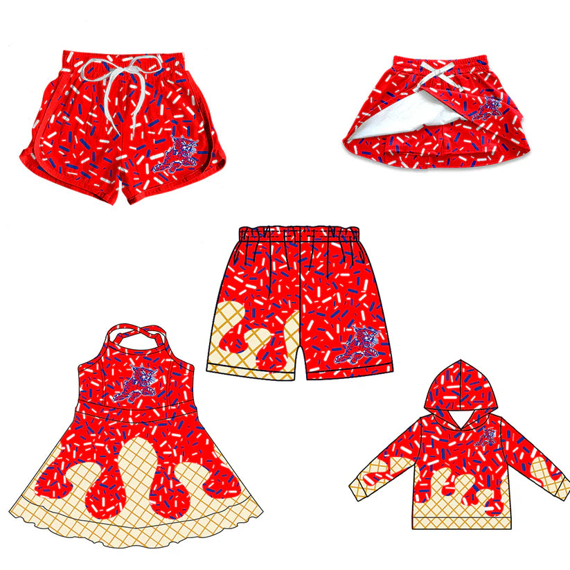 Toddle baby custom team design matching outfit