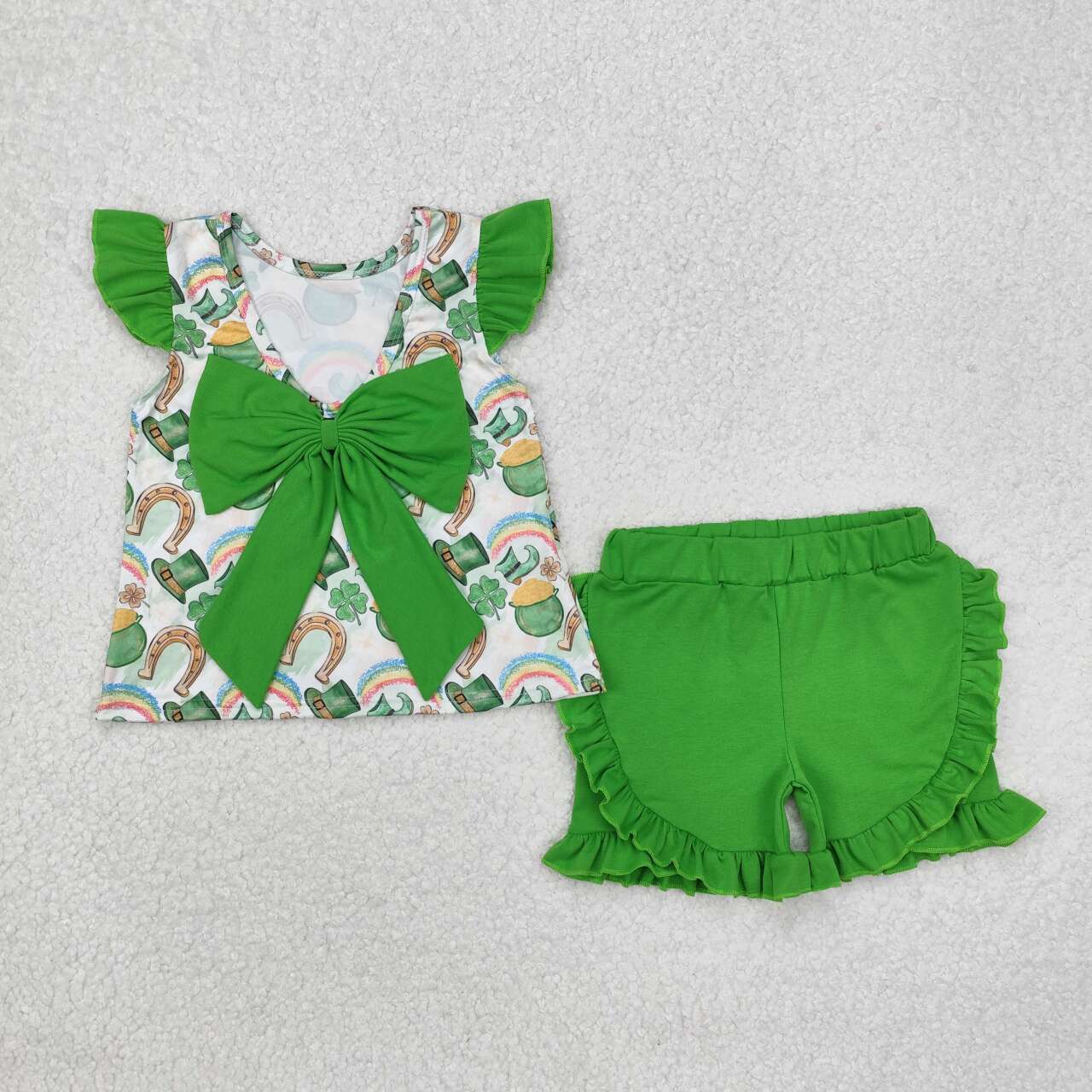 Baby girl Saint Patrick's Day summer outfit