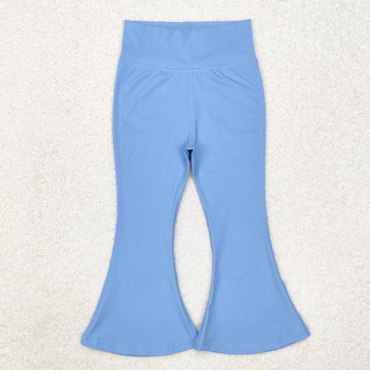 toddle baby girls blue sports yoga bell bottoms