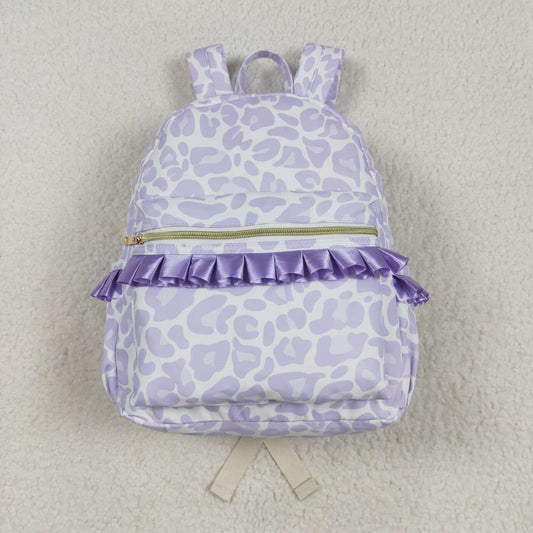 girls lavender cheetah shoulder bag mini bag