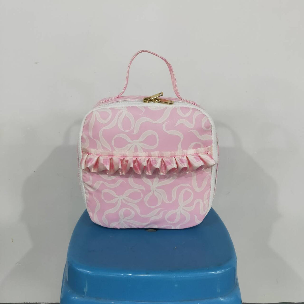 Toddle baby girl pink bow lunch bag
