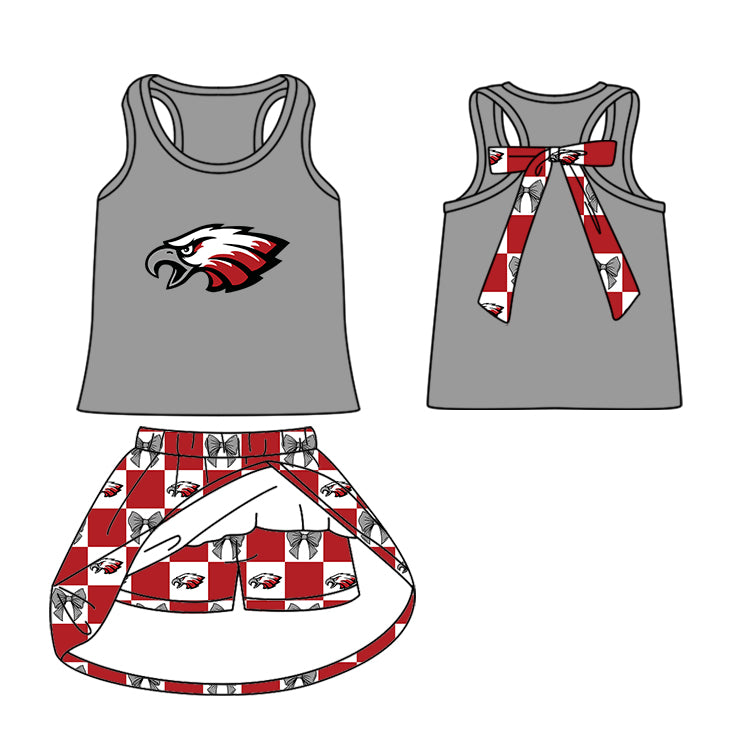baby girls team cheer skirt outfit add liner shorts