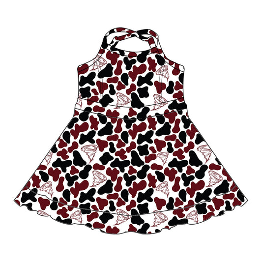 Toddle girls wholesale custom team design dress