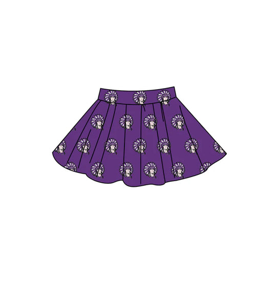 Adult custom team print summer skorts add shorts inside