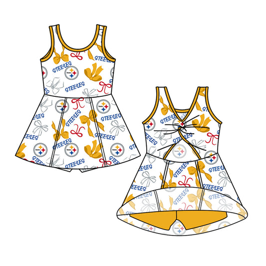 Toddle girls wholesale custom team design dress