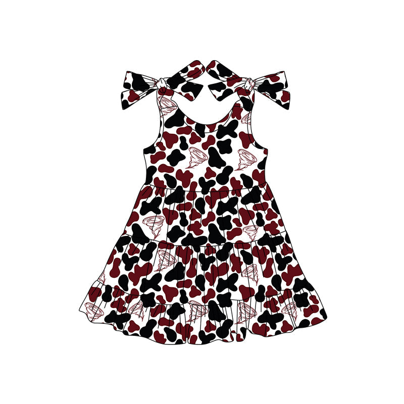 Toddle girls wholesale custom team design dress