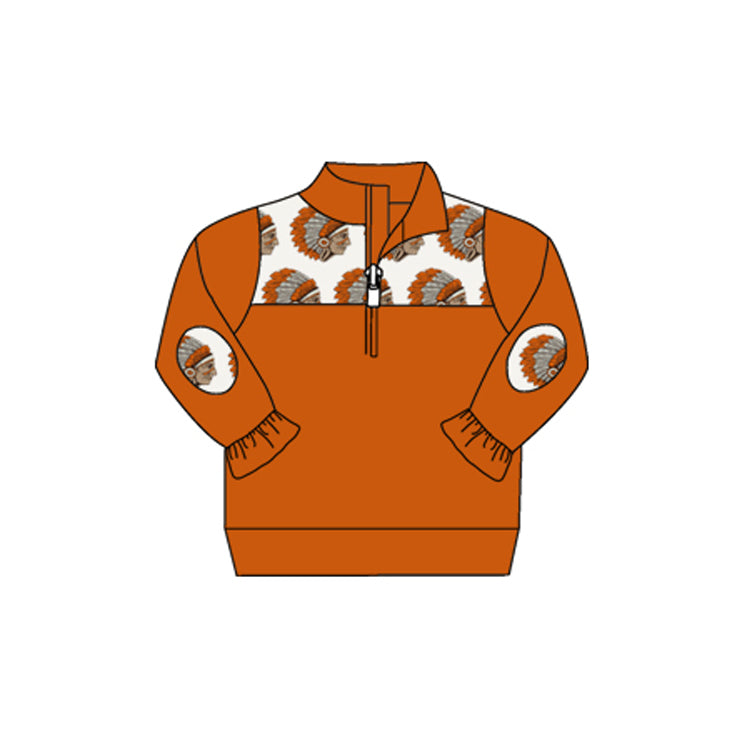 Kids girls custom team long sleeve pullover
