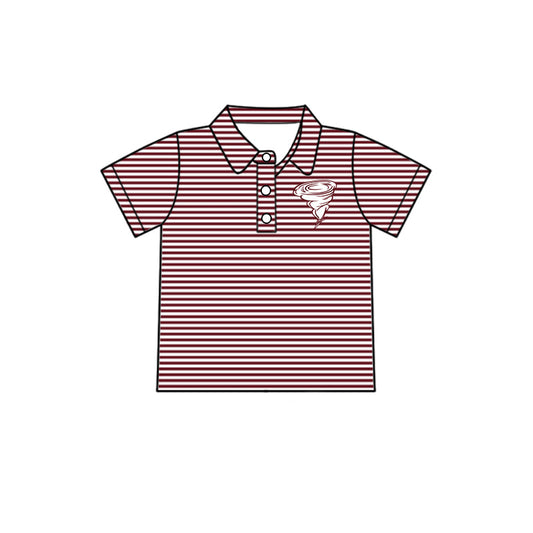 Kids baby short sleeve custom team pullover top