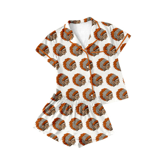 Kids boy team style short sleeve pajama set