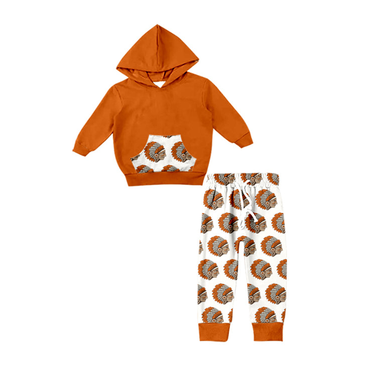 baby boy team design hoodie set