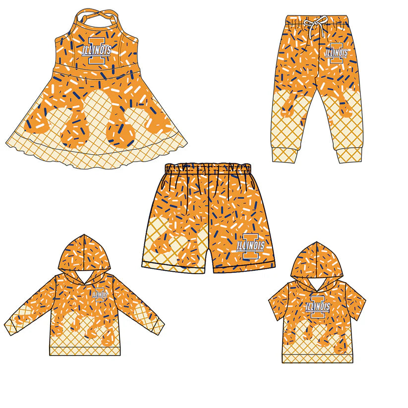 Toddle baby custom team design matching outfit