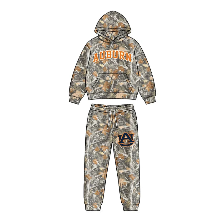 Toddle kids custom auburn team design boy long sleeve clothes wholesale price
