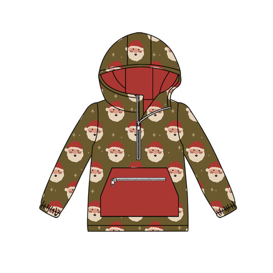 Christmas kids girls baby long sleeve hoodie top