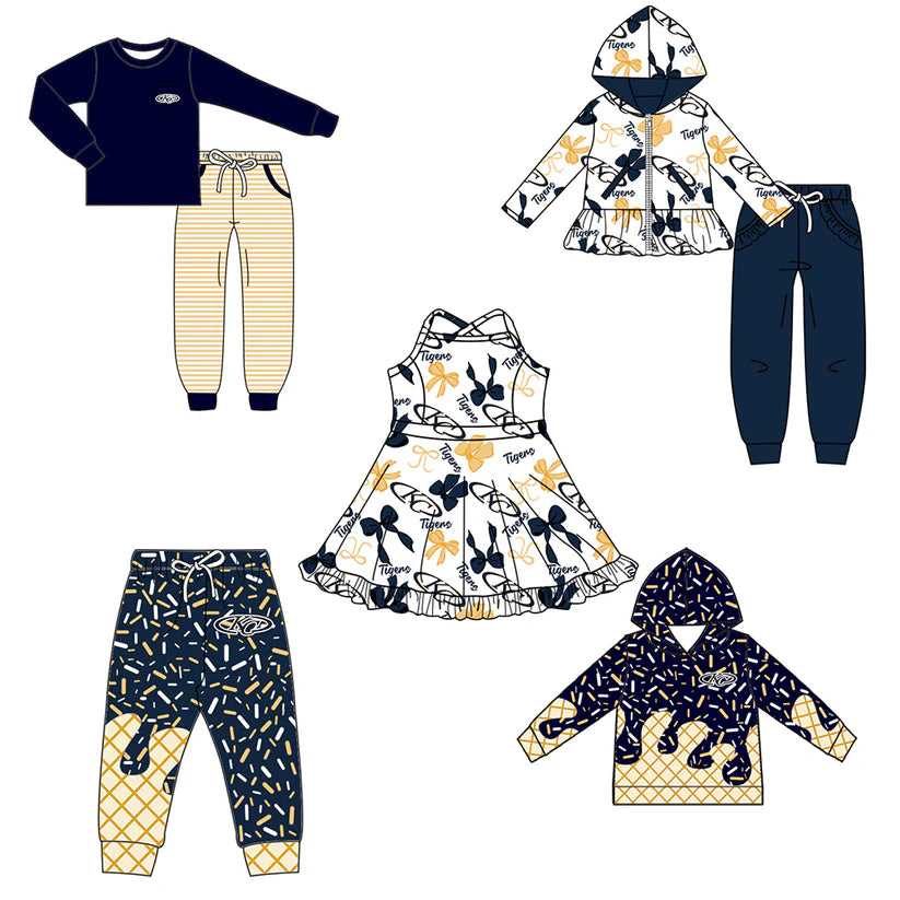 Toddle baby custom team design matching outfit