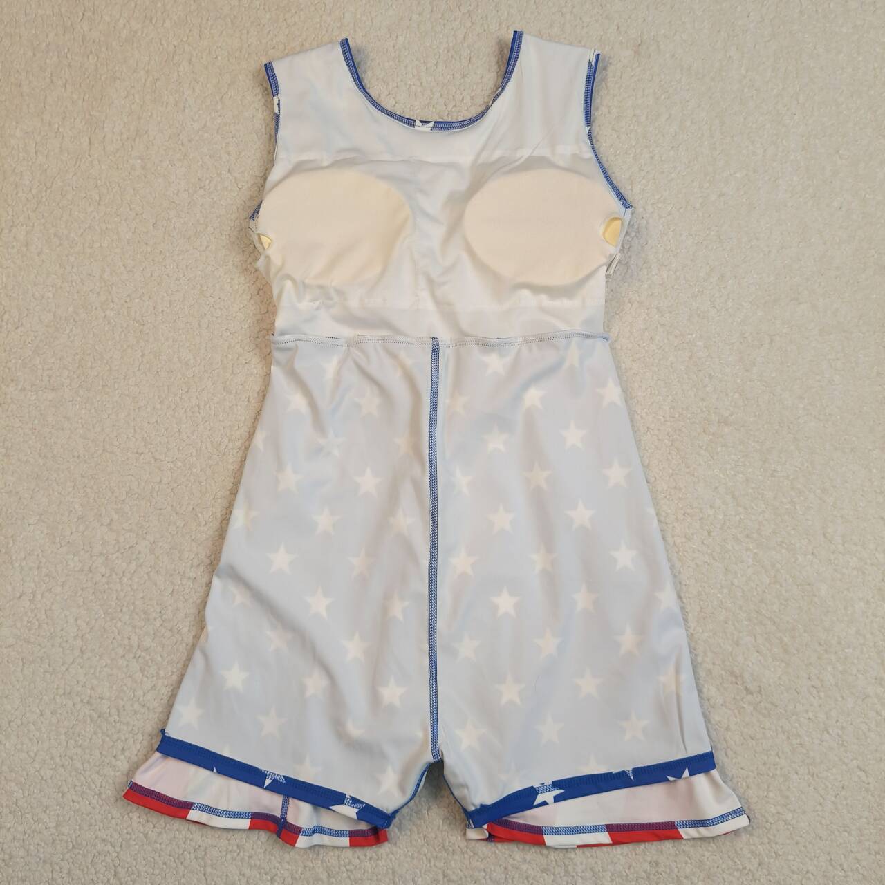 Toddle girls July 4th design yoga dress