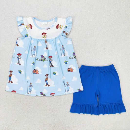 infant baby girls cartoon story outfit