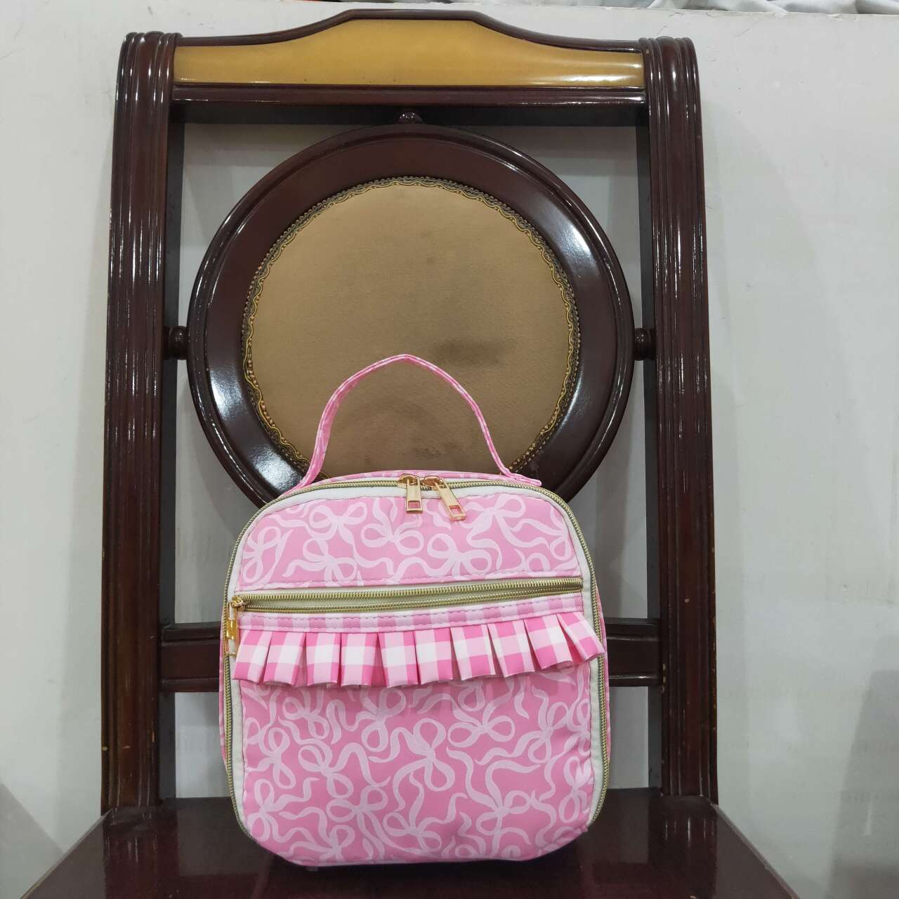 Wholesale kids bow design lunch box bag