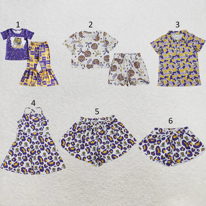 LSU team top matching outfit girl collegiate outfit