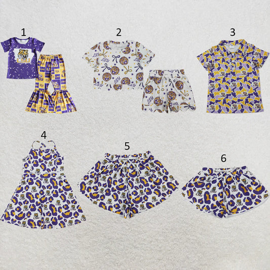 LSU team top matching outfit girl collegiate outfit