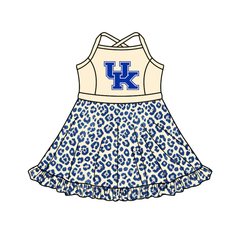 Toddle girls wholesale custom school team design yoga dress