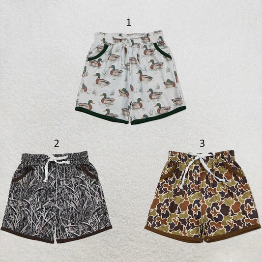 baby boy duck camo summer shorts