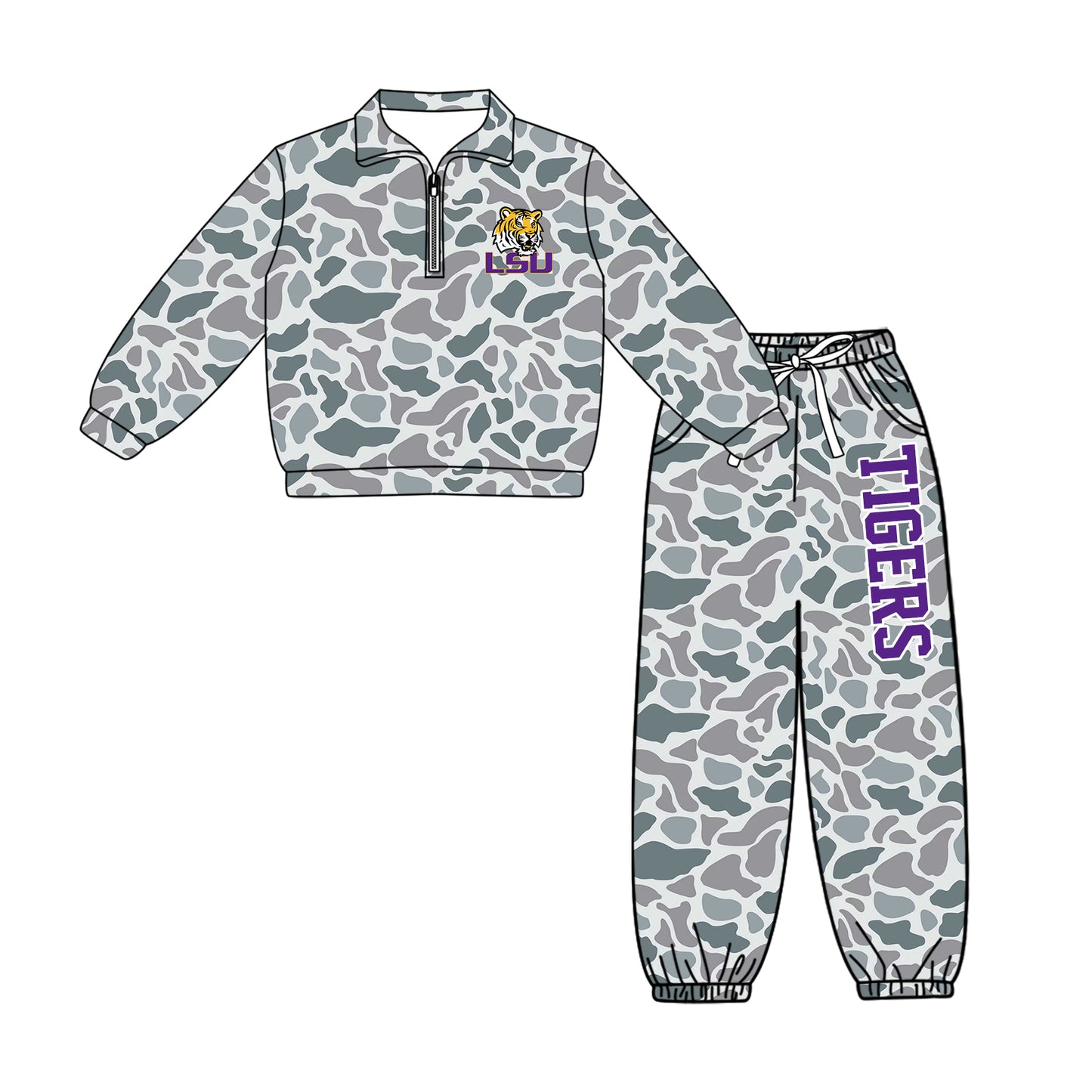 Toddle kids custom team design long sleeve outfit