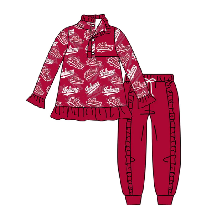 baby girl team design outfit