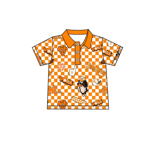 baby boy short sleeve college team top