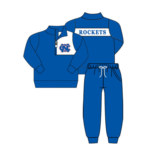 baby boy long sleeve college team design outfit