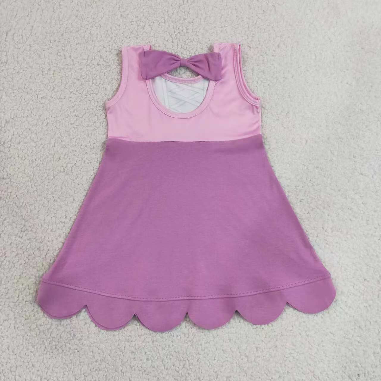 Baby girls red polka princess dress