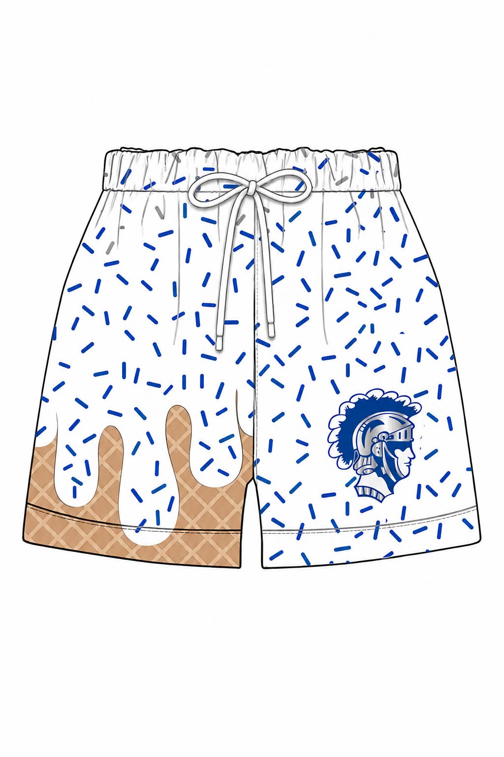 Custom Team Design Mama and Me summer Shorts girl collegiate shorts
