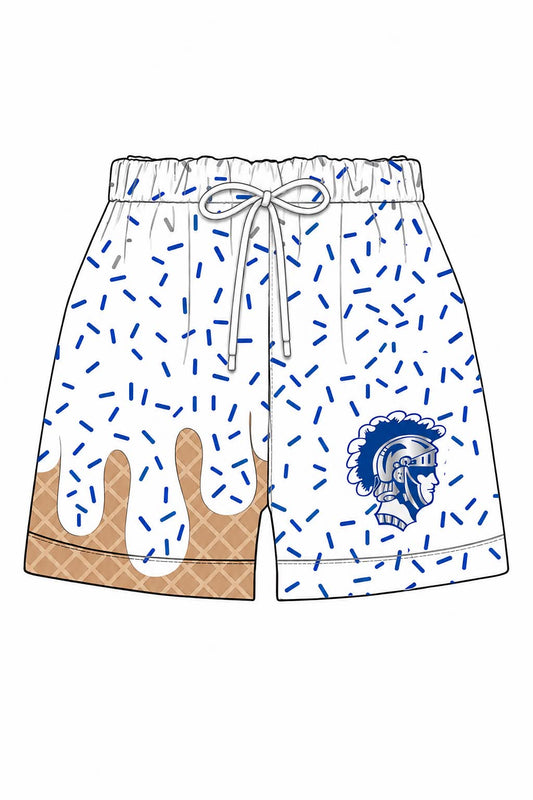 Custom Team Design Mama and Me summer Shorts girl collegiate shorts