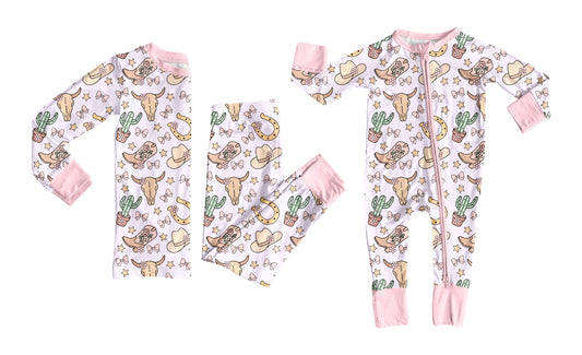 Toddle kids western design matching outfit wholesale baby clothes