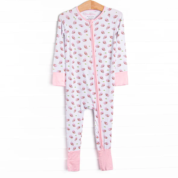 Football design kids long sleeve zip romper