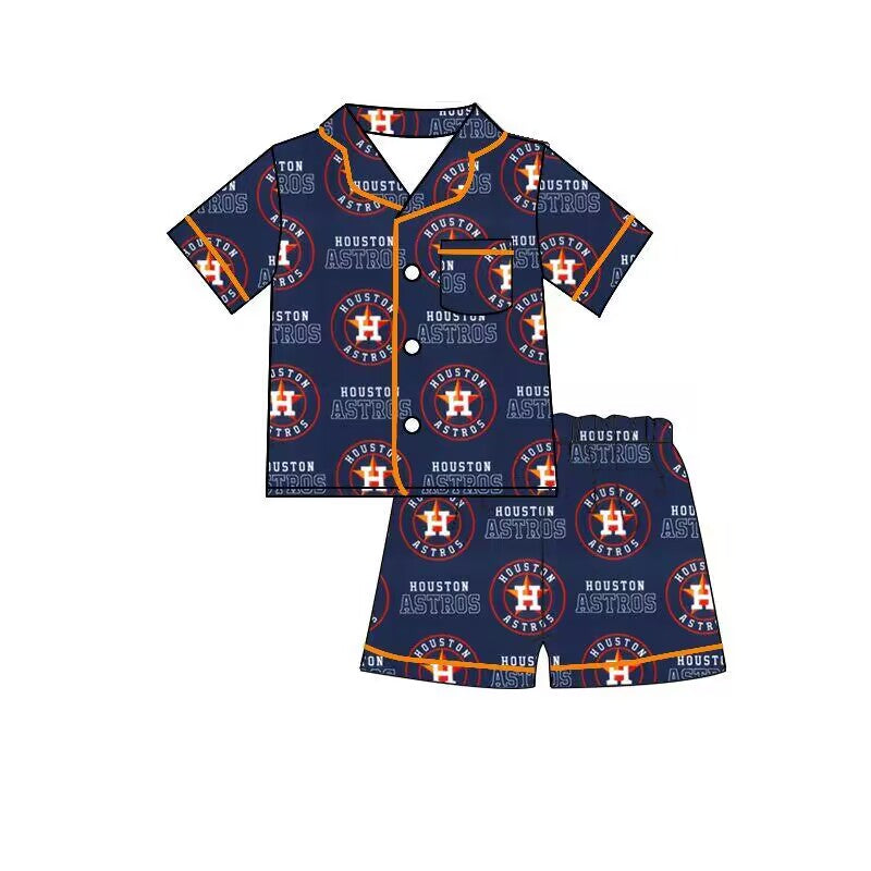 baby boy team design pajama set outfit