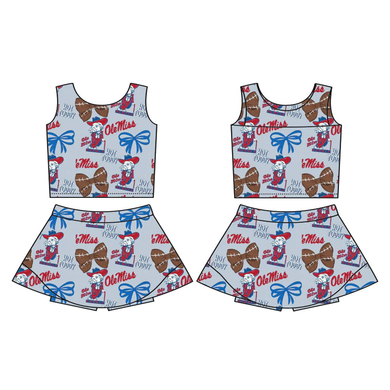 Baby girls custom team cheer outfit add shorts