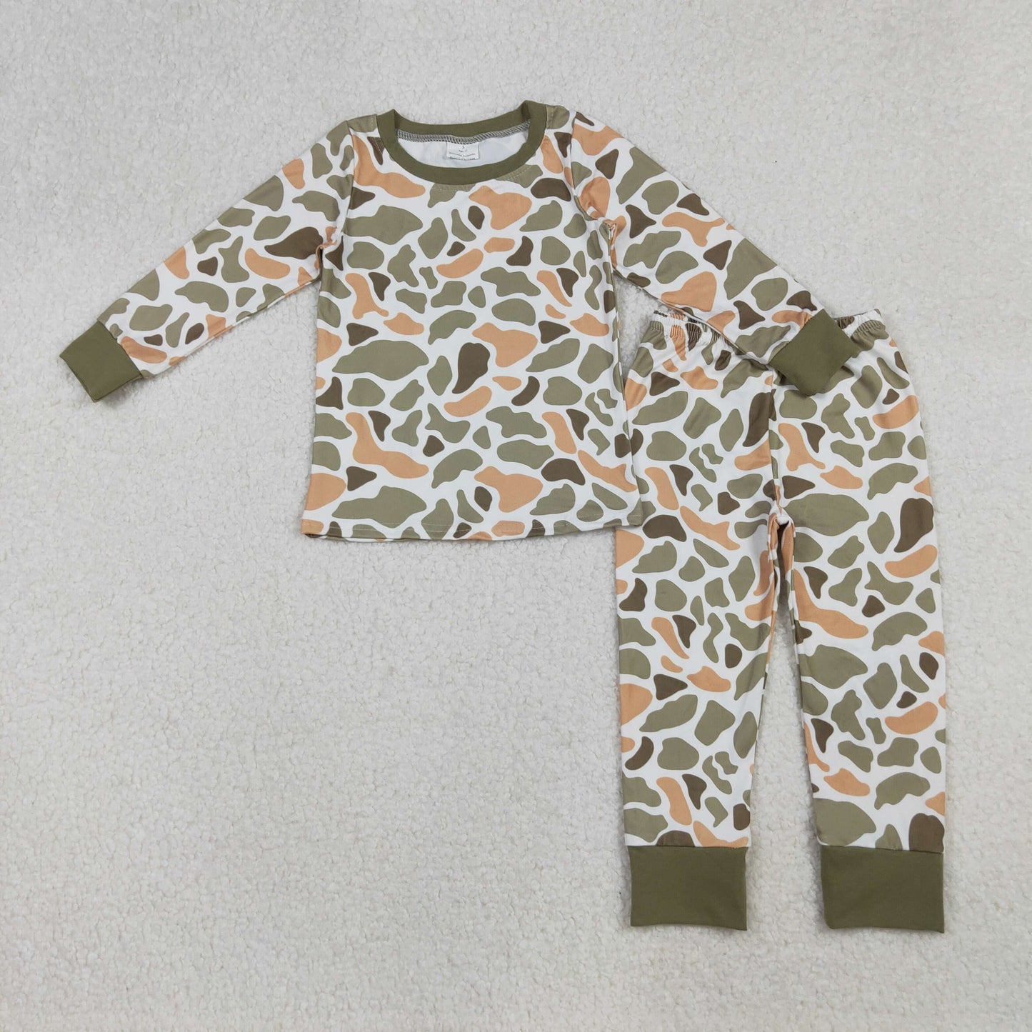Kids boys camoufalge matching pajama set