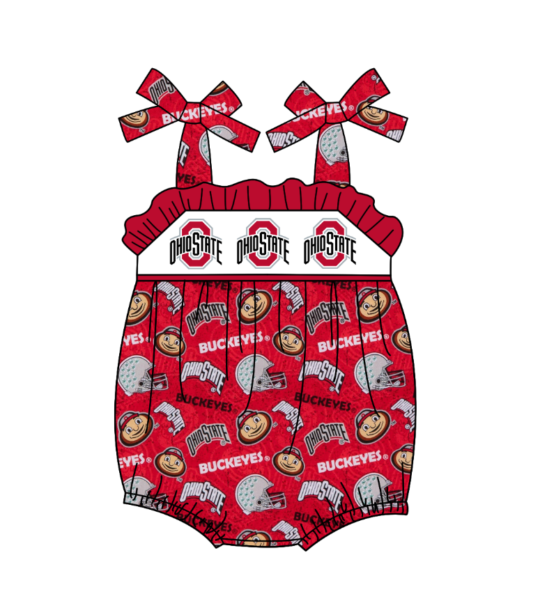 baby  custom team design romper