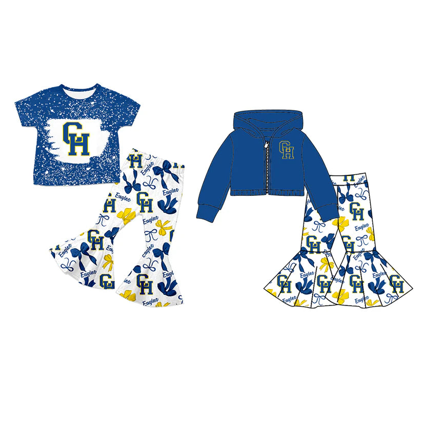 Toddle kids custom college team design matching outfit