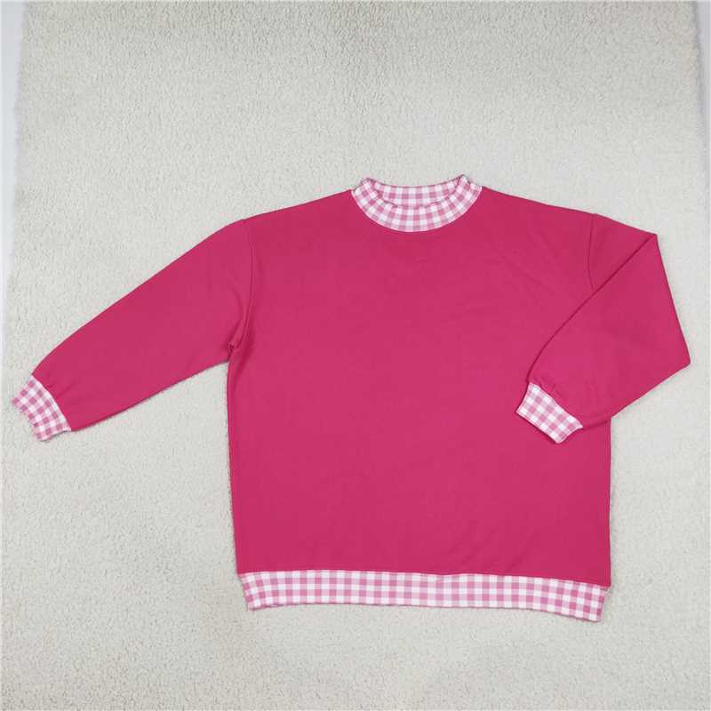 Mommy and me mock neck long sleeve pullover top