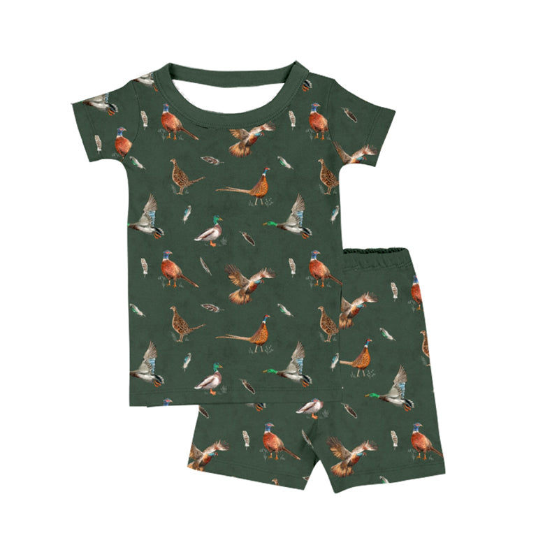 toddle baby boy mallard duck shorts outfit