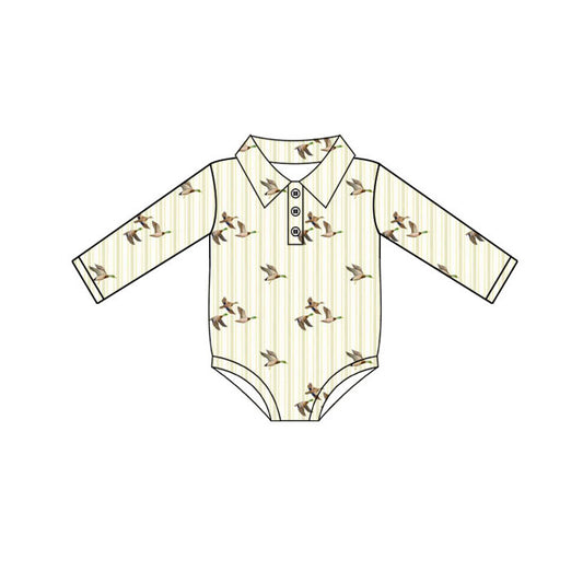 Toddle baby boy duck hunting season t-shirt romper wholesale factory price