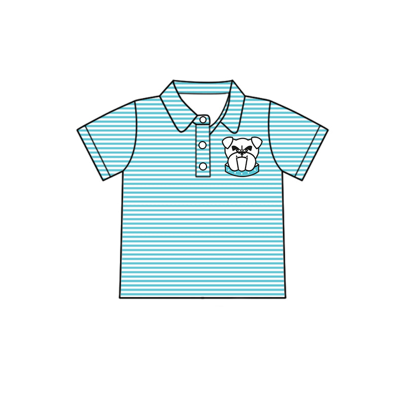 Kids baby short sleeve custom team pullover top