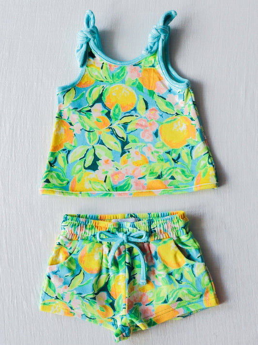 infant baby girls floral outfit