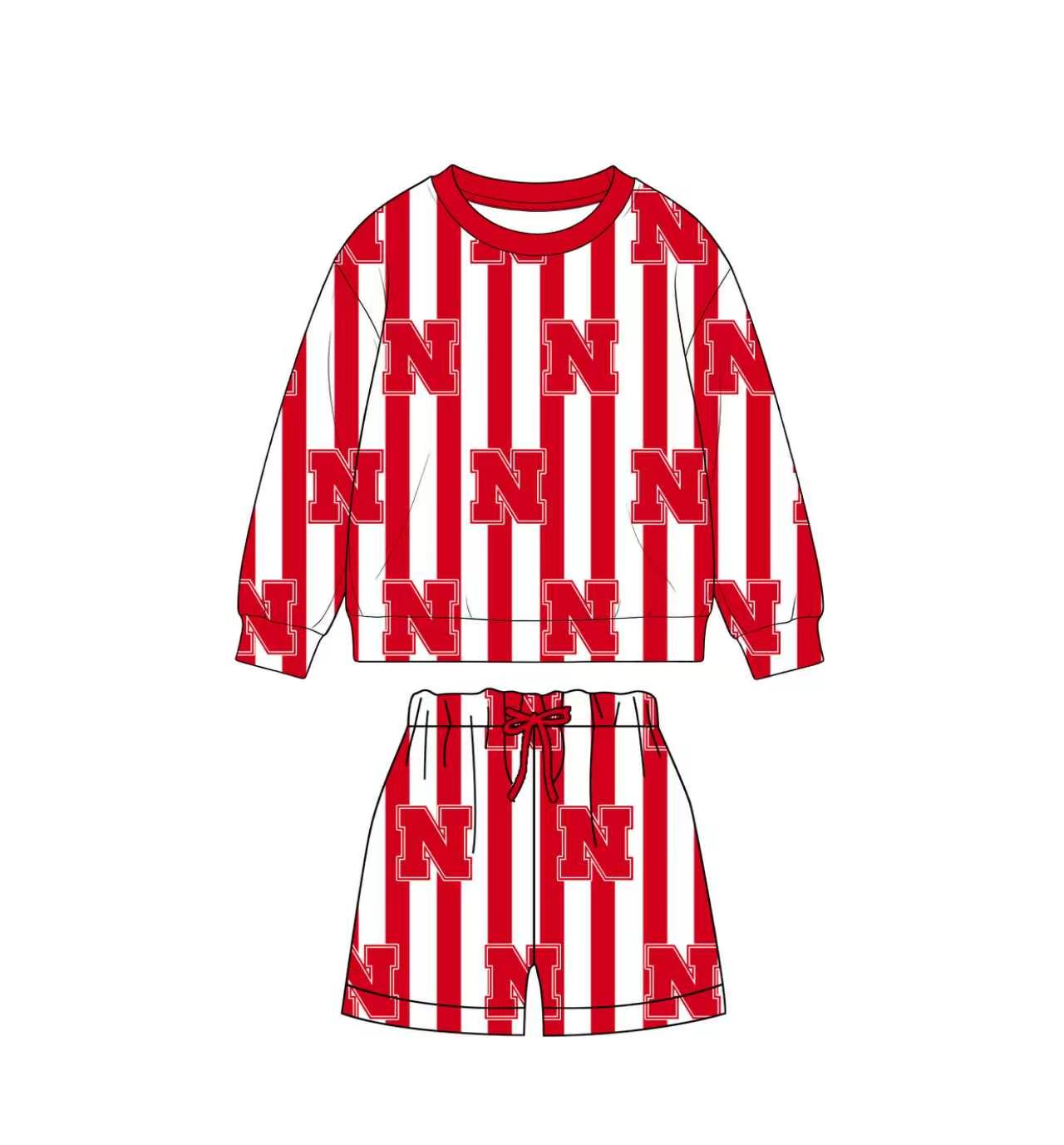 Toddle kids girls custom design long sleeve outfit