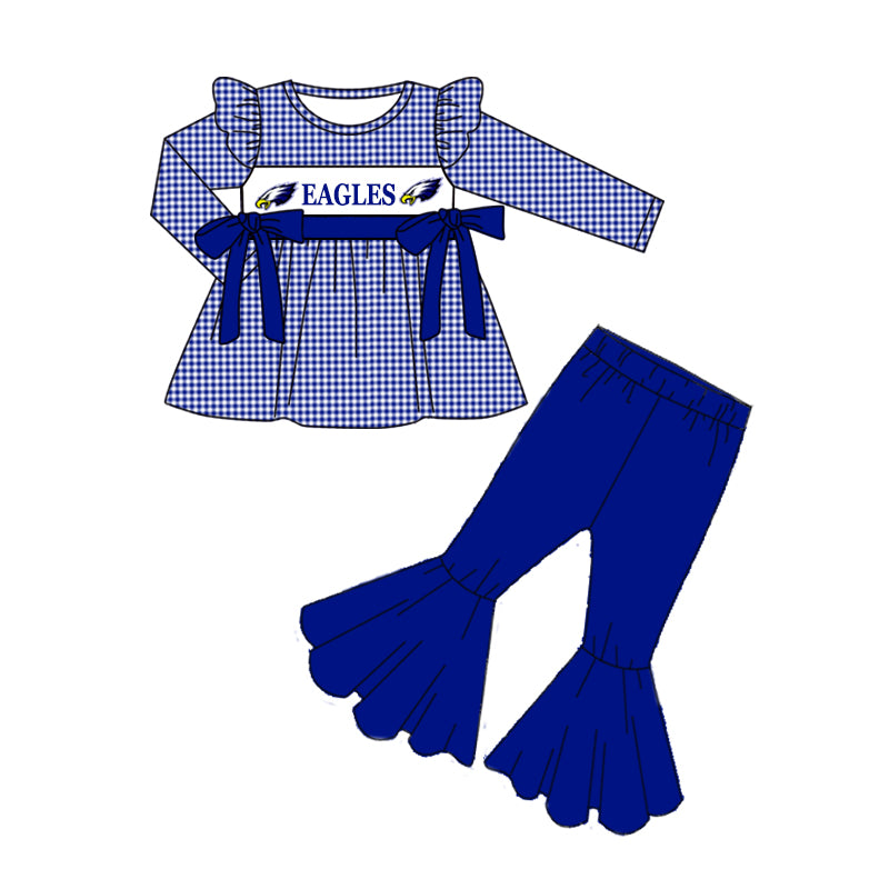 Baby girls custom team college matching set