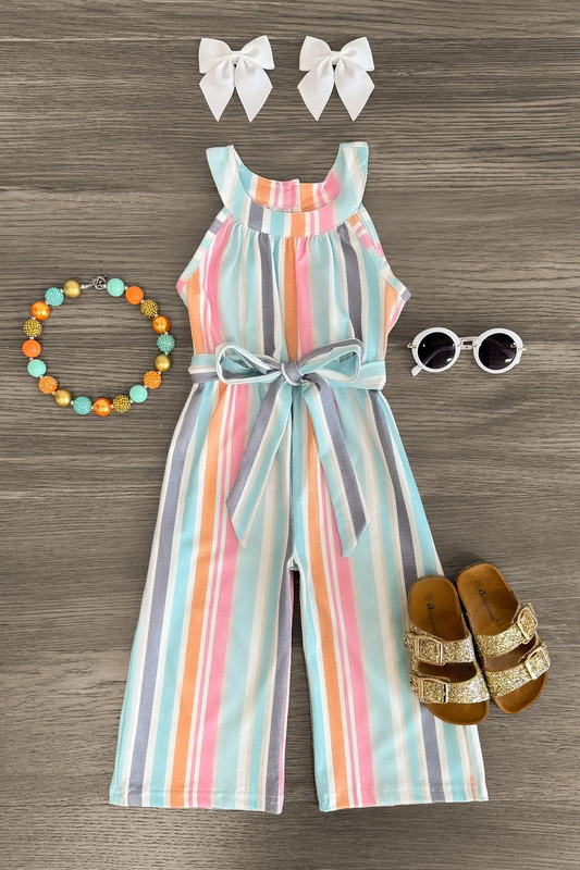 girls spring summer jumpsuit