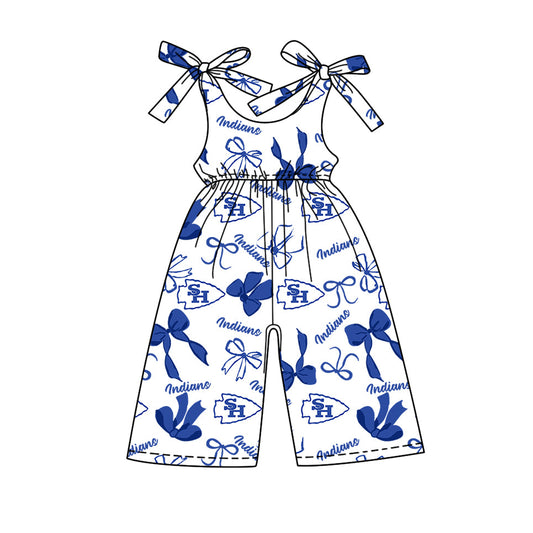 toddle girls customn team print jumpsuit wholesale factory price